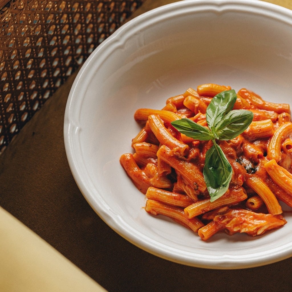 Macaroncini with Crab